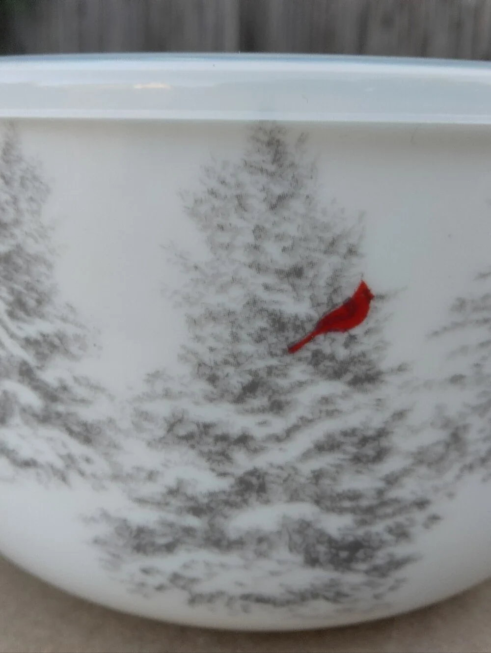 TAG Soup Mug with Lid, Winter Sketch Christmas Bone China